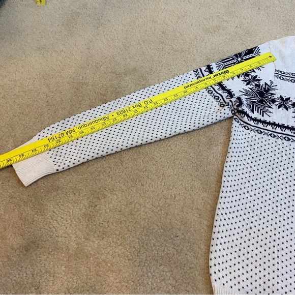 Men’s Fair Isle 1/4 Zip Aspen Sweater- Sz M - Picture 10 of 15